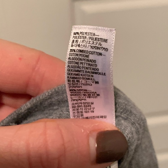 American Apparel U of Michigan Gray Graphic Tee - Picture 4 of 4